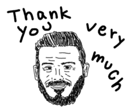 Uncle bona sera with his funny friends 2 sticker #14696344