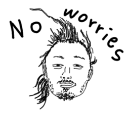 Uncle bona sera with his funny friends 2 sticker #14696346