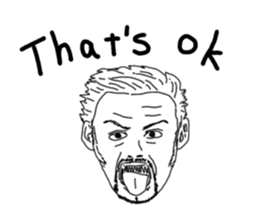 Uncle bona sera with his funny friends 2 sticker #14696347