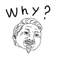 Uncle bona sera with his funny friends 2 sticker #14696353