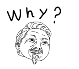 Uncle bona sera with his funny friends 2 sticker #14696353