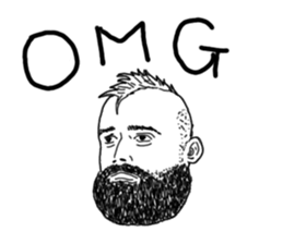 Uncle bona sera with his funny friends 2 sticker #14696361