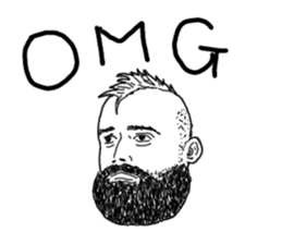 Uncle bona sera with his funny friends 2 sticker #14696361