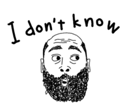 Uncle bona sera with his funny friends 2 sticker #14696367