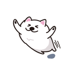 Japanese Spitz FUFU 2 ( International ) sticker #14696560