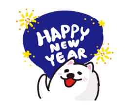 Japanese Spitz FUFU 2 ( International ) sticker #14696566