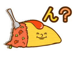 Feelings for omelet rice sticker #14696875