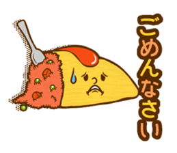 Feelings for omelet rice sticker #14696880
