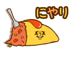 Feelings for omelet rice sticker #14696883