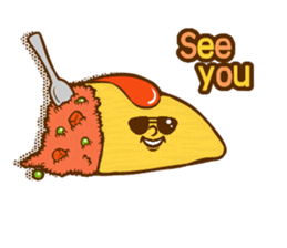 Feelings for omelet rice sticker #14696884