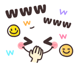 Simple facial sticker. sticker #14697871