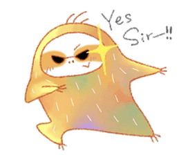 sloth want to go home sticker #14698406
