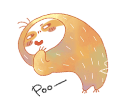 sloth want to go home sticker #14698412