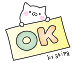 AKIRA's basic pack,cute kitten sticker #14698783
