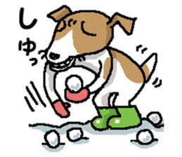 Jack dog 11 sticker #14699175