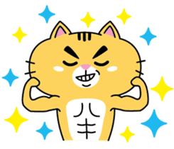 Orange cat JOJO sticker #14699335