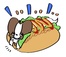 LUCKY DOG STICKER sticker #14699530