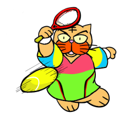 Tennis favorite Cat