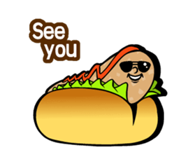 Hot Dog Speak sticker #14700092