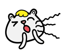 Cream ferret2 sticker #14700157