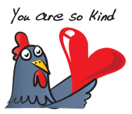 Mr Happy rooster sticker #14701351