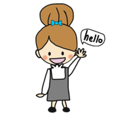 Oh Lady girl ver.Eng sticker #14701398