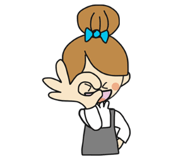 Oh Lady girl ver.Eng sticker #14701409