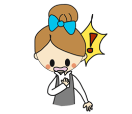 Oh Lady girl ver.Eng sticker #14701423