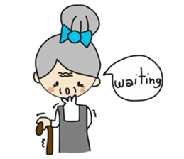 Oh Lady girl ver.Eng sticker #14701425