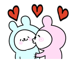 It is a panda in a moving rabbit sticker #14701747