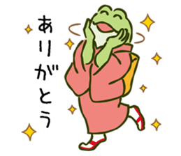 Smile Frog Sticker sticker #14702302