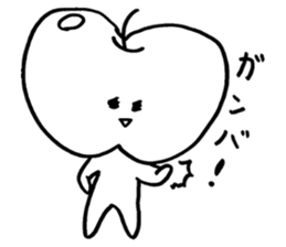 Gambaple-chan sticker #14702543