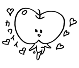 Gambaple-chan sticker #14702544