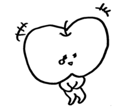 Gambaple-chan sticker #14702545