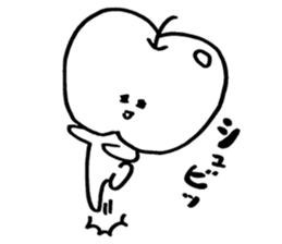 Gambaple-chan sticker #14702546