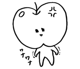 Gambaple-chan sticker #14702552