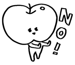 Gambaple-chan sticker #14702556