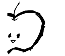 Gambaple-chan sticker #14702559