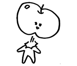 Gambaple-chan sticker #14702561