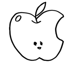 Gambaple-chan sticker #14702563