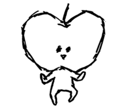 Gambaple-chan sticker #14702569