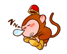 Action Golden Monkey sticker #14702941