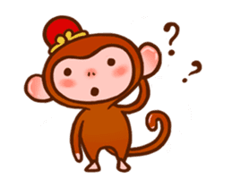 Action Golden Monkey sticker #14702948