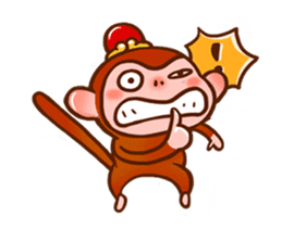 Action Golden Monkey sticker #14702952