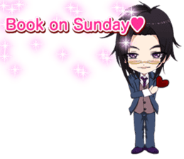 Lovely Boys Valentine English sticker #14703104