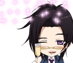 Lovely Boys Valentine English sticker #14703124