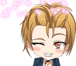 Lovely Boys Valentine English sticker #14703125