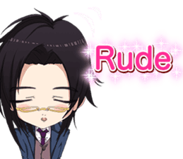 Lovely Boys Valentine English sticker #14703128