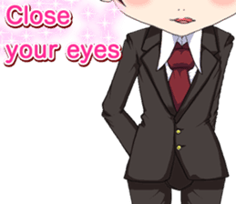 Lovely Boys Valentine English sticker #14703134