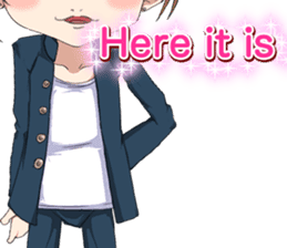 Lovely Boys Valentine English sticker #14703137